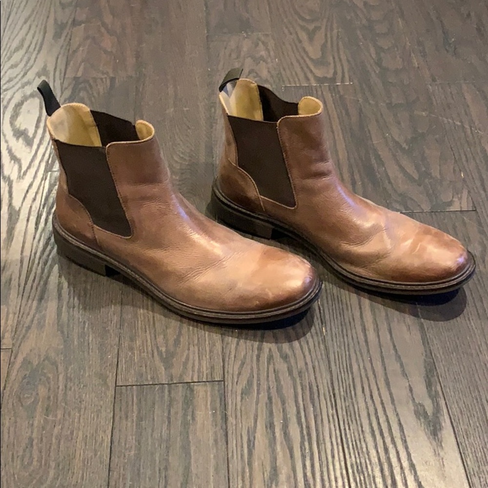 Men’s brown cole Haan boots
